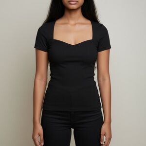 Elegant Black Women's Top